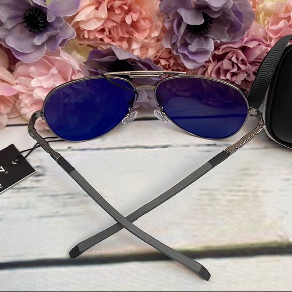 KINGSEVEN Vintage Gray Polarized Aviator Sunglasses - Picture 8 of 16